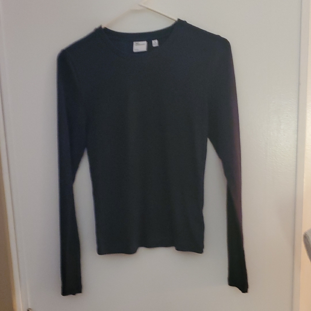 TNA Midnight Black Long Sleeve Tee